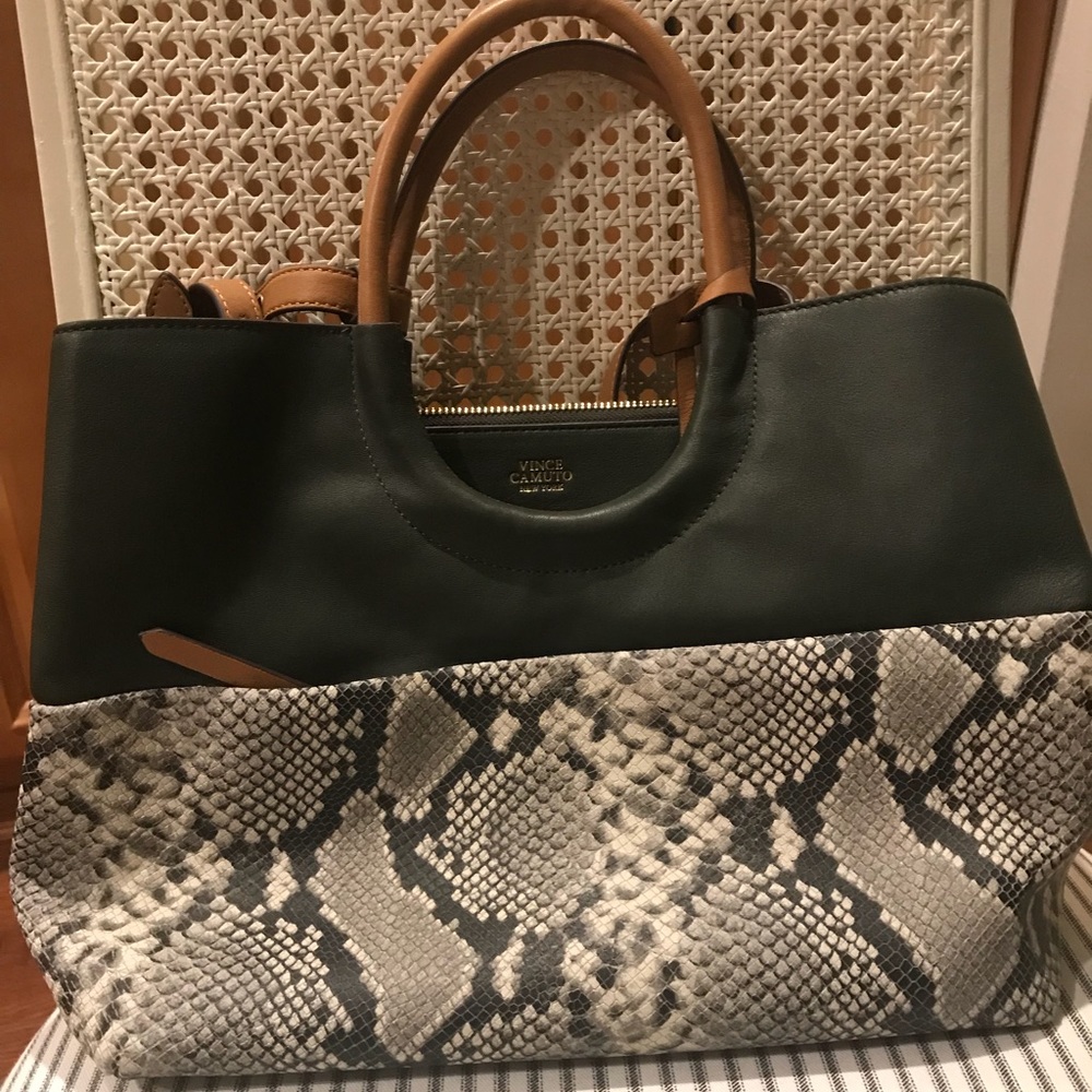 Vince Camuto satchel new w/o tags genuine leather
